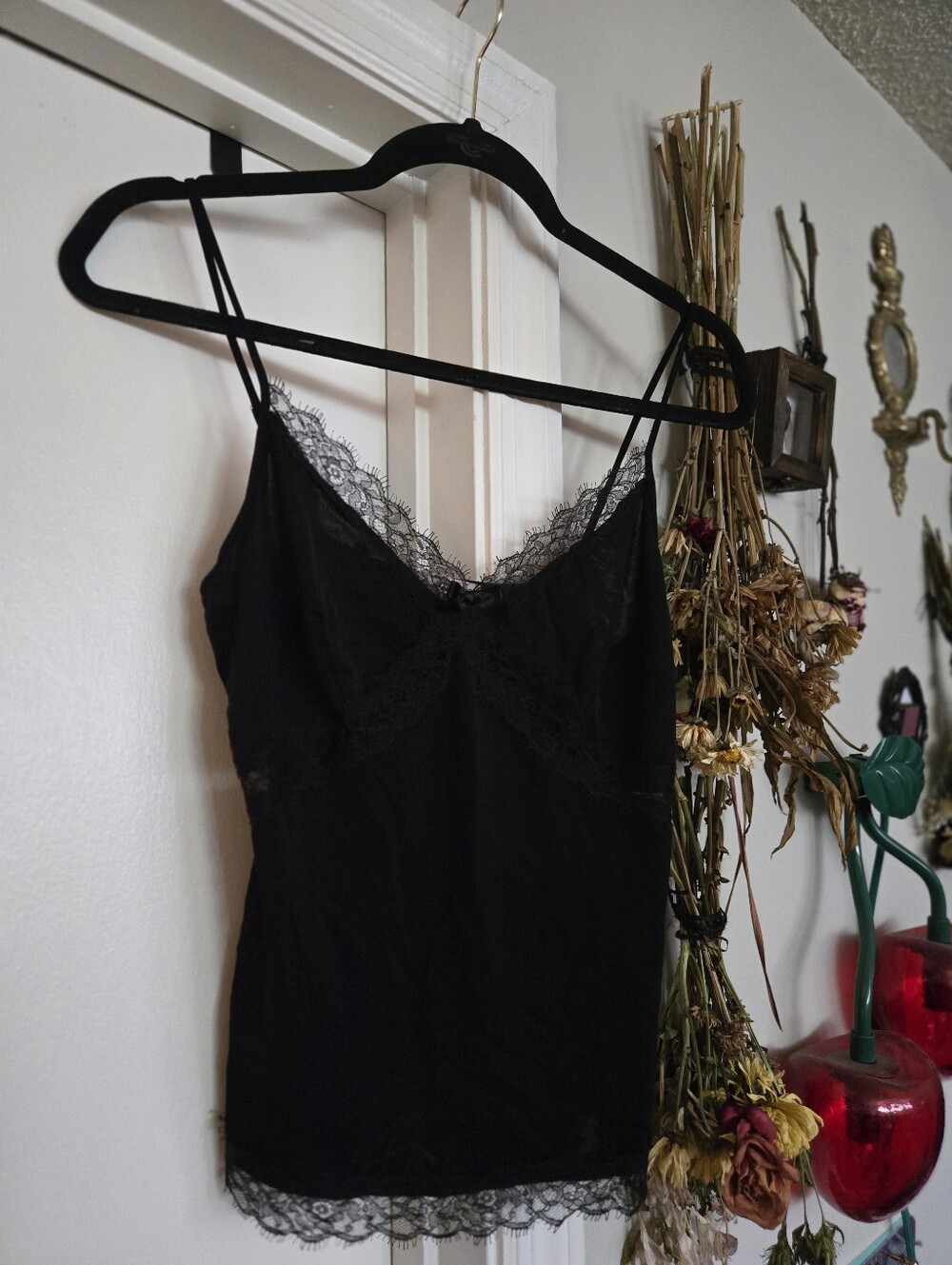 Agent Provocateur Gisele Jersey Knit Camisole Pajama Lace Top